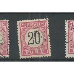 Dutch East Indies P9fe-B  "E.T"  Postage due  VFU/used CV 30 €