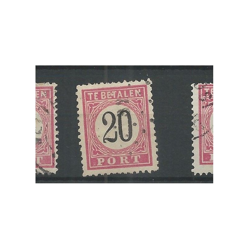 Dutch East Indies P9fe-B  "E.T"  Postage due  VFU/used CV 30 €