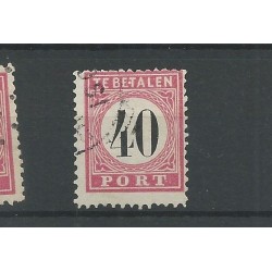 Dutch East Indies P11fe-B  "E.T"  Postage due  VFU/used CV 25 €