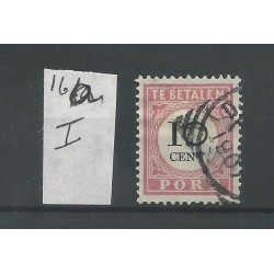 Dutch East Indies P16a/P18a type I Postage due 1892   VFU/used CV 25 €