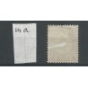 Ned. Indie P14a  "lange breuk" Port 1892   VFU/gebr CV 2,5 €