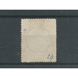 Netherlands 29 Willem 1872 with numeral dot cancel 46 VFU/used CV 200+ €