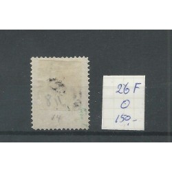 Netherlands 26F Willem 1872  VFU/used CV 150 €