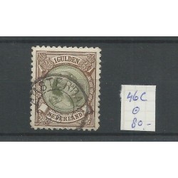 Netherlands 46C  Wilhelmina 1Gld VFU/used CV 80 €