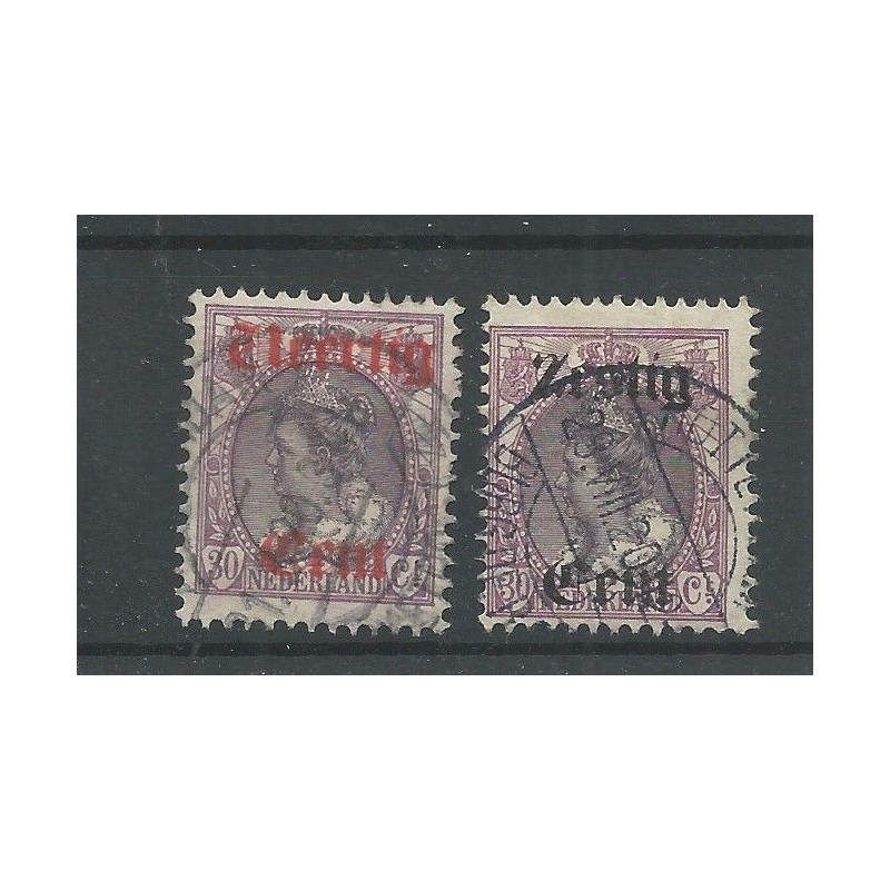 Netherlands 102-103 Provisional issue  VFU/used CV 14 €