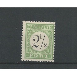 CuracaoP1-II  Postage due  MH/unused  CV  10 €  EXTREMELY FINE !!