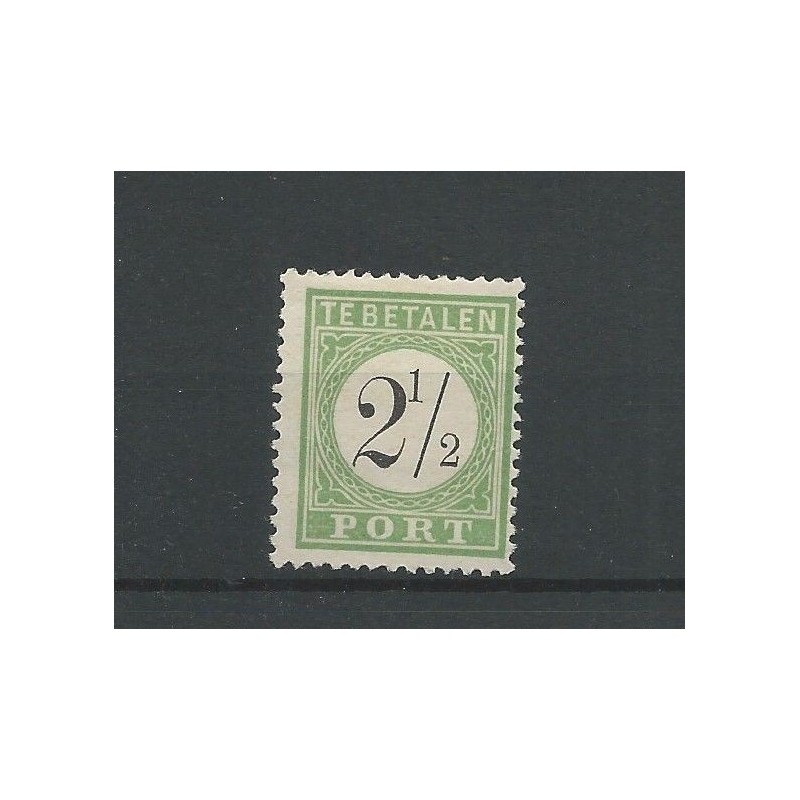 CuracaoP1-II  Postage due  MH/unused  CV  10 €  EXTREMELY FINE !!