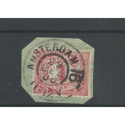 Netherlands  51 with "AMSTERDAM-16" large round cancel  VFU/used  CV 20 €
