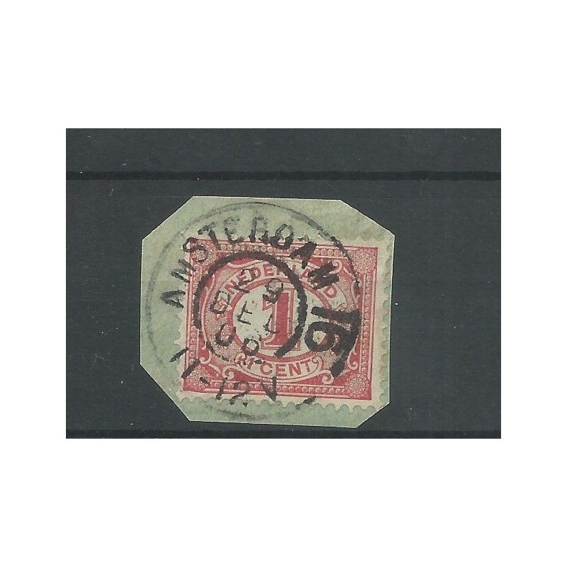 Netherlands  51 with "AMSTERDAM-16" large round cancel  VFU/used  CV 20 €