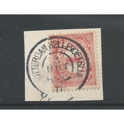 Netherlands  51 with "ROTTERDAM-HELLEVOETSLUIS" large round cancel  VFU/used  CV 10+ €