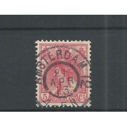 Netherlands  60 with "AMSTERDAM-12" large round cancel  VFU/used  CV 15+ €