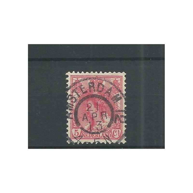 Netherlands  60 with "AMSTERDAM-12" large round cancel  VFU/used  CV 15+ €