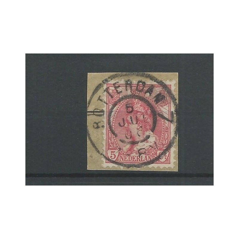 Netherlands  60 with "ROTTERDAM-7" large round cancel  VFU/used  CV 15 €
