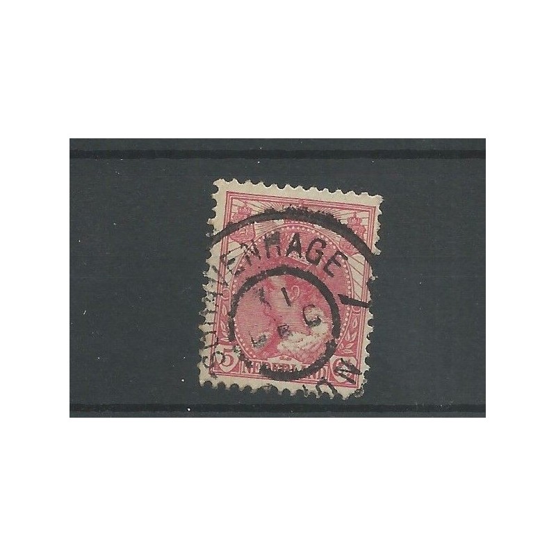 Netherlands  60 with "S'GRAVENHAGE-7" large round cancel  VFU/used  CV 20 €