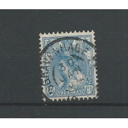 Netherlands  63 with "S'GRAVENHAGE-5" large round cancel  VFU/used  CV 40 €