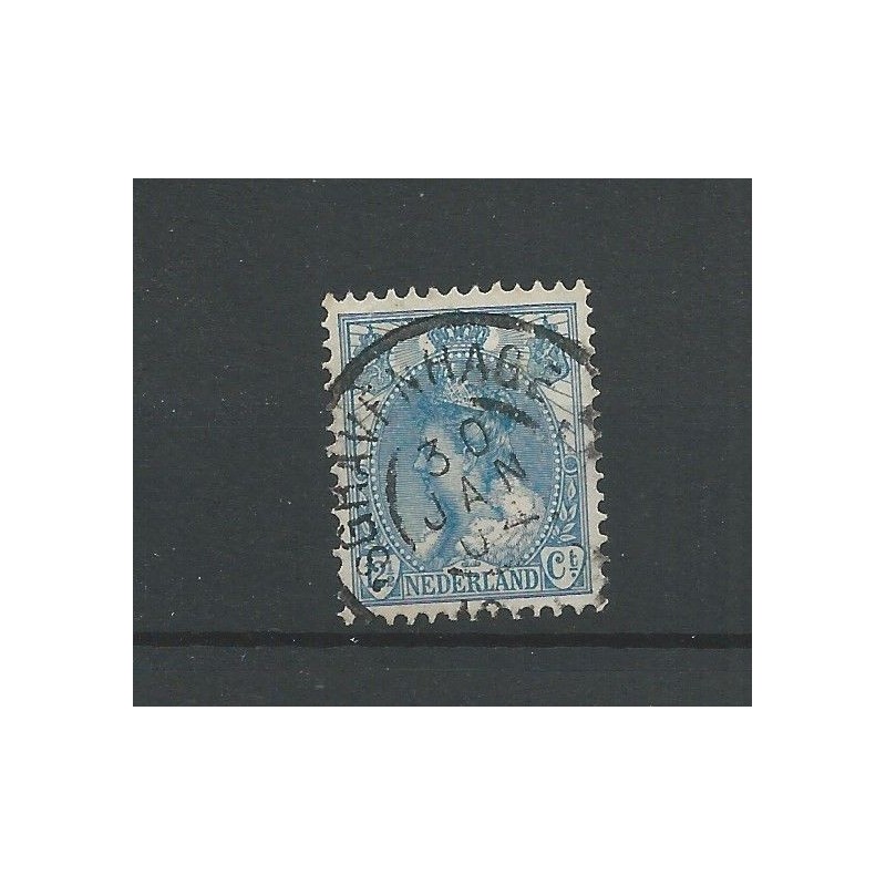 Netherlands  63 with "S'GRAVENHAGE-5" large round cancel  VFU/used  CV 40 €
