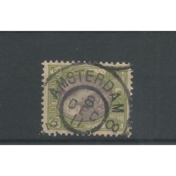 Netherlands  69 with "AMSTERDAM-8" large round cancel  VFU/used  CV 40 €