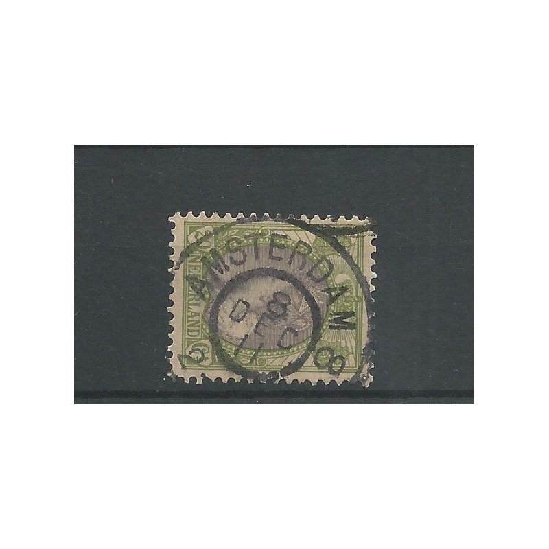 Nederland  69 met "AMSTERDAM-8" grootrond  VFU/gebr  CV 40 €