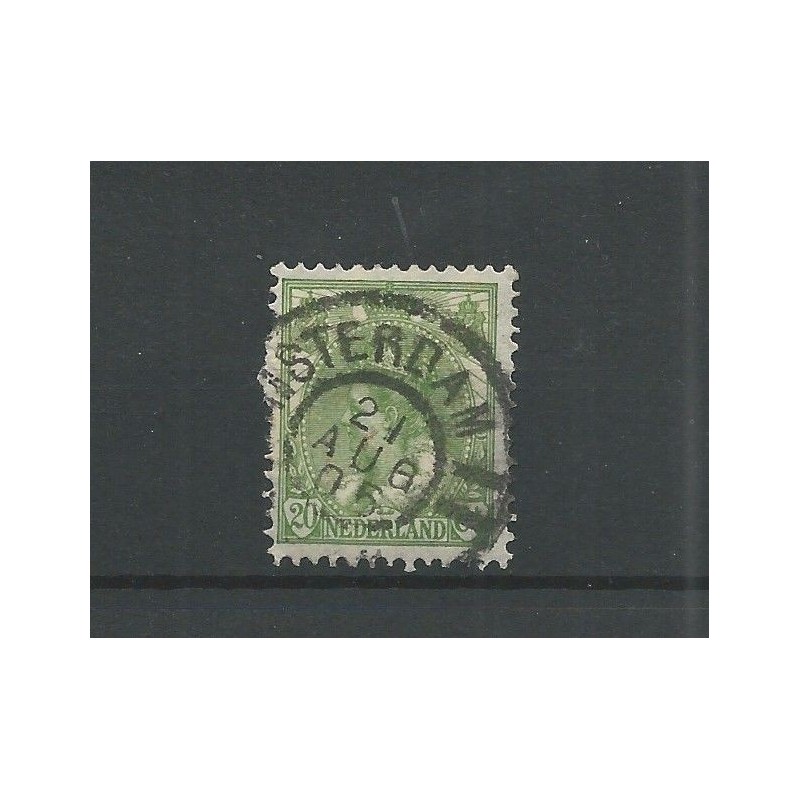 Netherlands  68 with "AMSETRDAM-11" large round cancel  VFU/used  CV 10+ €