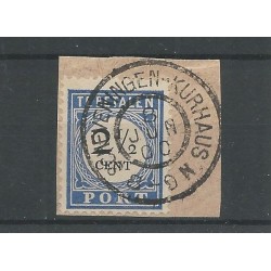 Netherlands  P16 with "SCHEVENINGEN-KURHAUS" large round cancel  VFU/used  CV 10+ €