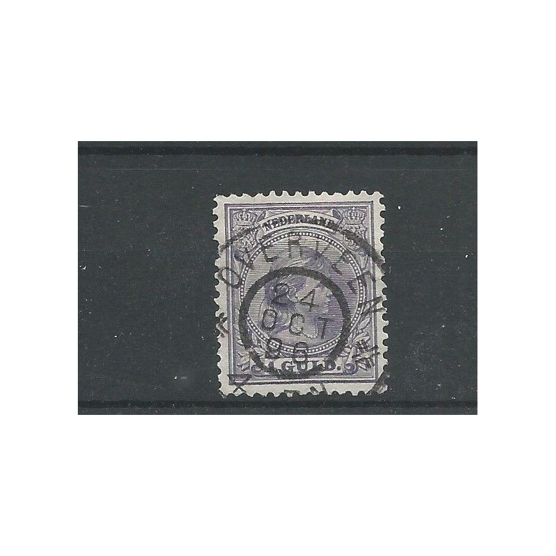 Nederland 44 met "OVERVEEN 1896" grootrond VFU/gebr  CV 100+ €