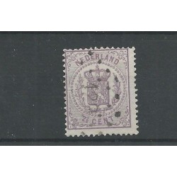 Netherlands 18 with Numeral dot cancel 120  VFU/used  CV  300+ €