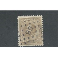 Netherlands 27 with numeral dot cancel 90  VFU/used  CV  20+ €