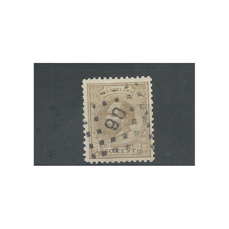 Nederland 27 met puntstempel 90  VFU/gebr  CV  20+ €