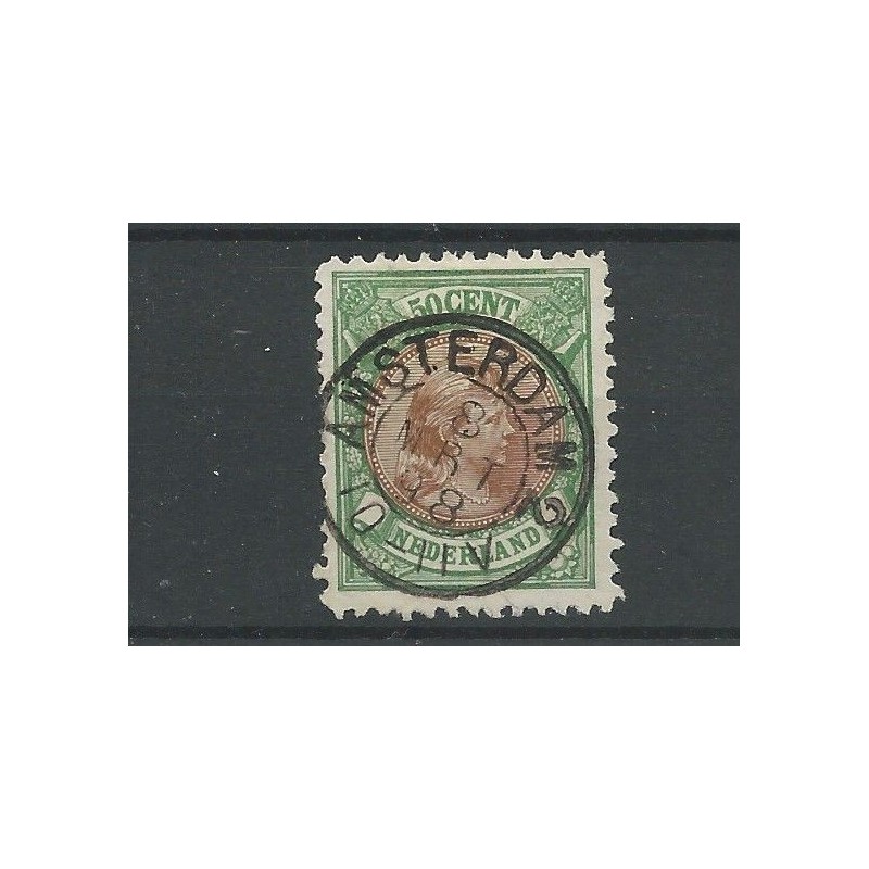Nederland 45  met "AMSTERDAM-2 1898"  VFU/gebr  CV  25+ €