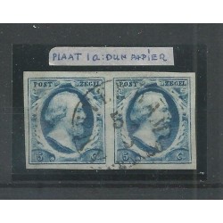 Netherlands 1a pair with "AMSTERDAM-A" VFU/used CV 400 €