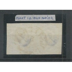 Nederland 1a paartje met "AMSTERDAM-A" VFU/gebr CV 400 €