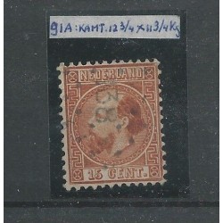 Netherlands 9I-A with numeral dot cancel 138 VFU/used CV 70 €