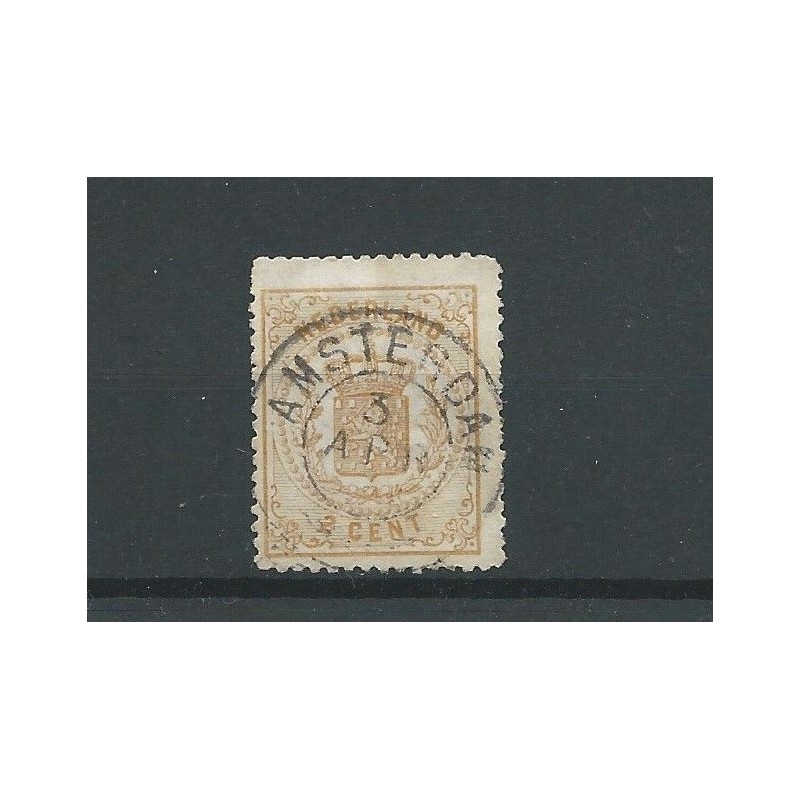 Nederland  17a  Wapens 1869   VFU/gebr  CV  22 €