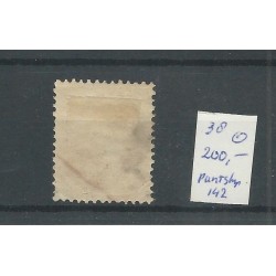 Netherlands 38 with numeral dot cancel 142 VFU/used CV 200 €