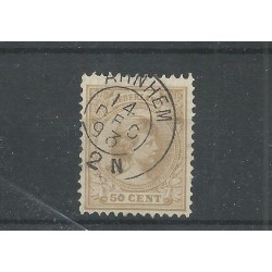 Nederland 43 met "ARNHEM 1893"  VFU/gebr CV 27 €