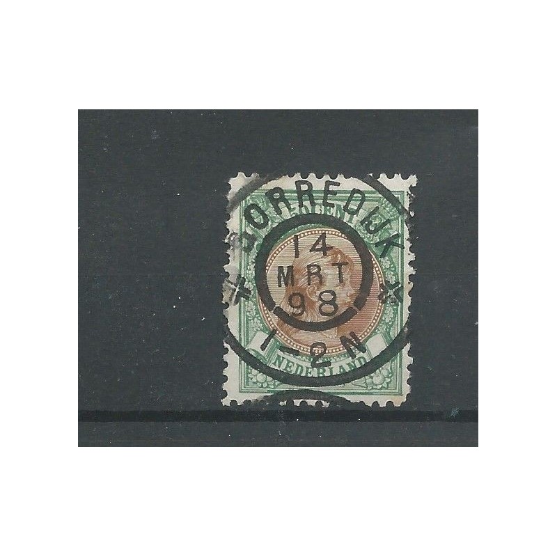 Nederland 45B met "GORREDIJK 1898"  VFU/gebr CV 20+ €