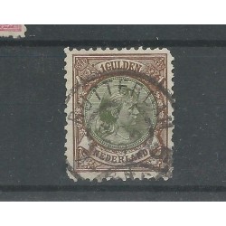 Nederland 46B met "ROTTERDAM-5 1898"  VFU/gebr CV 50+ €