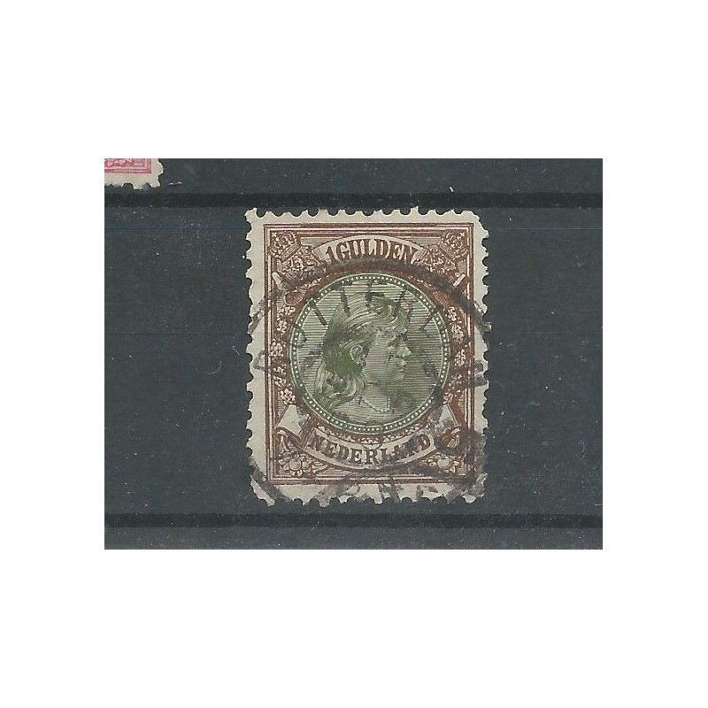 Nederland 46B met "ROTTERDAM-5 1898"  VFU/gebr CV 50+ €