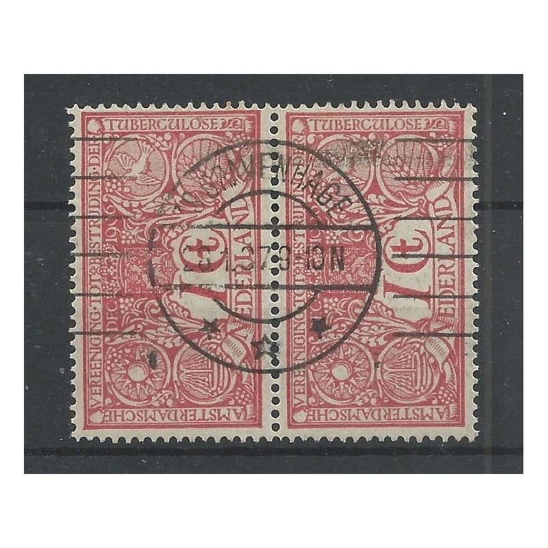 Nederland 84 Tuberculose paartje  VFU/gebr  CV 30 €