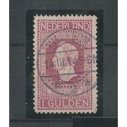 Netherlands 98 with "HILLEGOM 1914"long-bar cancel VFU/used  CV 30+ €
