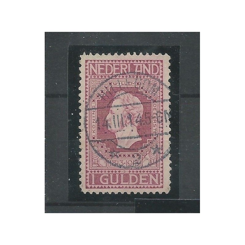 Netherlands 98 with "HILLEGOM 1914"long-bar cancel VFU/used  CV 30+ €