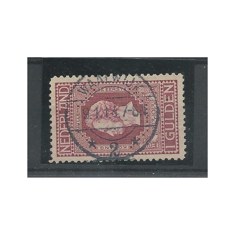 Nederland 98 met "WAALWIJK 1914" langebalk VFU/gebr  CV 30+ €