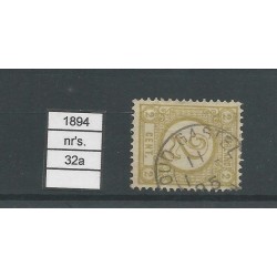 Netherlands 32a  "OUD-GASTEL 1895"   VFU/used  CV  14 €