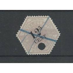 Netherlands TG4 Telegram  VFU/used CV 190 € EXTREMELY FINE !!