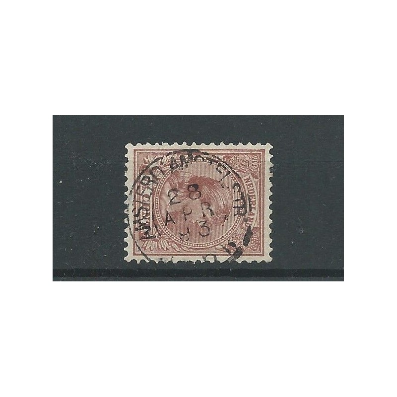Nederland 36  "AMSTERD:-AMSTERSTR: 1893"  VFU/gebr  CV 20 €