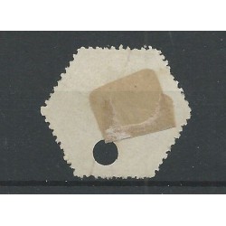Netherlands TG6 Telegram zwarte pen VFU/used CV 17 € EXTREMELY FINE !!
