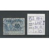Netherlands P42  PM4 plate flaw  VFU/used CV ?? € Extremely fine !!
