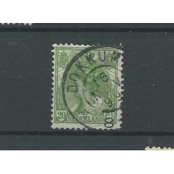Netherlands 68 "DOKKUM 1899" large round cancel   VFU/used  CV 5 €