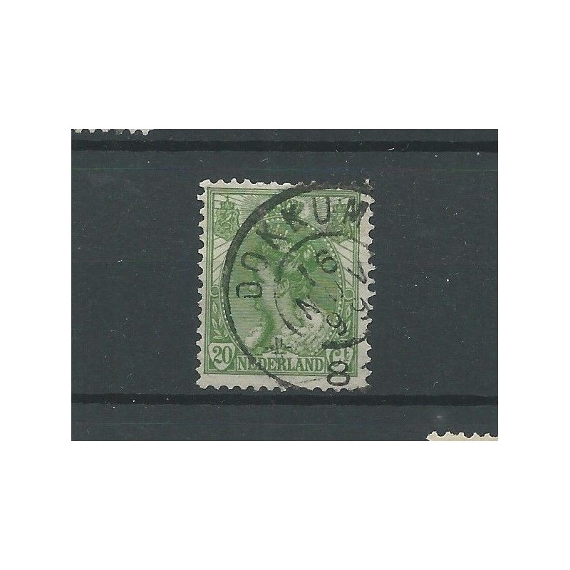 Nederland 68 "DOKKUM 1899" grootrond   VFU/gebr  CV 5 €