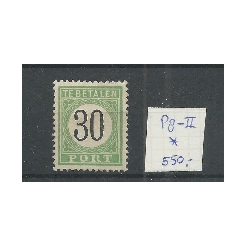 Curaçao P8-II  Postage due  MH/unused  CV 550 € Extremely fine !!